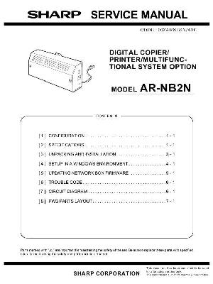 Сервисная инструкция Sharp AR-NB2N ― Manual-Shop.ru