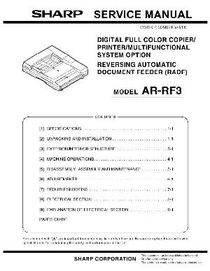 Service manual Sharp AR-RF3 ― Manual-Shop.ru