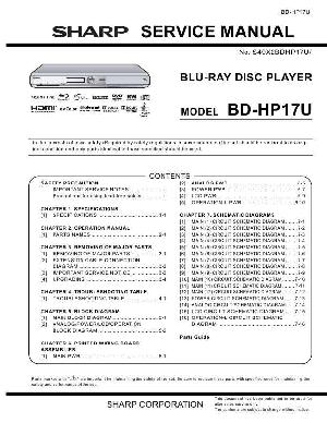 Сервисная инструкция Sharp BD-HP17U ― Manual-Shop.ru