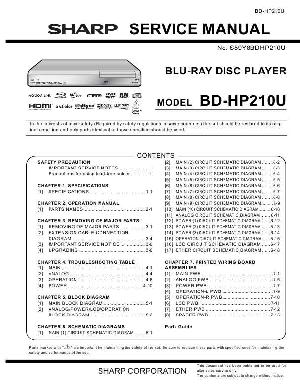 Сервисная инструкция Sharp BD-HP210U ― Manual-Shop.ru