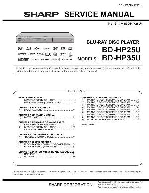Сервисная инструкция Sharp BD-HP25U, BD-HP35U ― Manual-Shop.ru