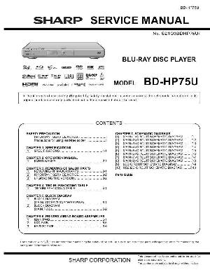 Сервисная инструкция Sharp BD-HP75U ― Manual-Shop.ru