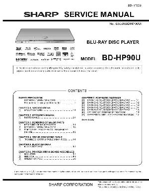 Сервисная инструкция Sharp BD-HP90U ― Manual-Shop.ru