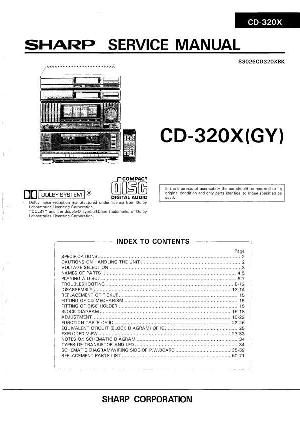 Сервисная инструкция Sharp CD-320X ― Manual-Shop.ru