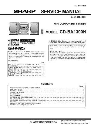 Service manual Sharp CD-BA1300H ― Manual-Shop.ru