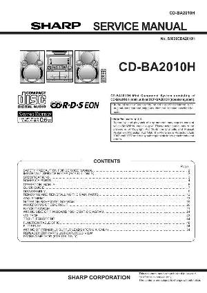 Сервисная инструкция Sharp CD-BA2010H ― Manual-Shop.ru