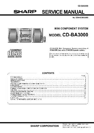 Service manual Sharp CD-BA3000 ― Manual-Shop.ru