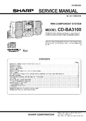 Service manual Sharp CD-BA3100 ― Manual-Shop.ru