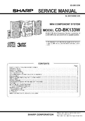 Сервисная инструкция Sharp CD-BK133W ― Manual-Shop.ru