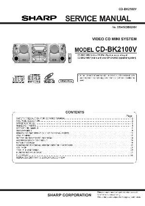 Сервисная инструкция Sharp CD-BK2100V ― Manual-Shop.ru