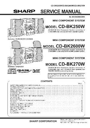 Service manual Sharp CD-BK250W, CD-BK2600W, CD-BK270W ― Manual-Shop.ru