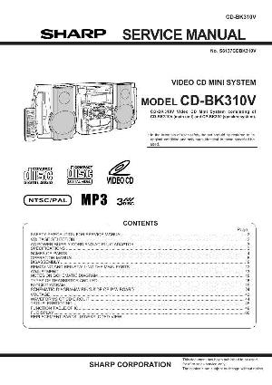 Сервисная инструкция Sharp CD-BK310V ― Manual-Shop.ru