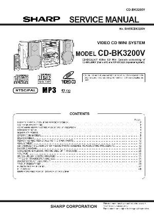 Сервисная инструкция Sharp CD-BK3200V ― Manual-Shop.ru