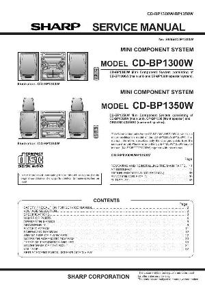 Сервисная инструкция Sharp CD-BP1300W, CD-BP1350W ― Manual-Shop.ru