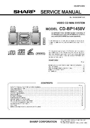 Сервисная инструкция Sharp CD-BP1450V ― Manual-Shop.ru
