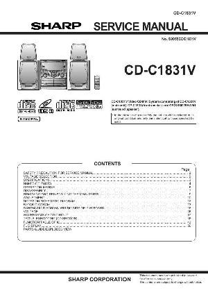 Сервисная инструкция Sharp CD-C1831V ― Manual-Shop.ru