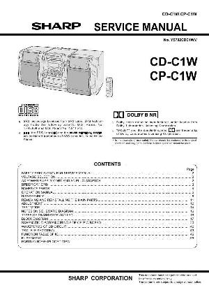 Service manual Sharp CD-C1W, CP-C1W ― Manual-Shop.ru