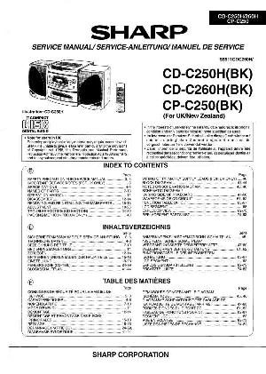 Service manual Sharp CD-C250, CD-C260 ― Manual-Shop.ru
