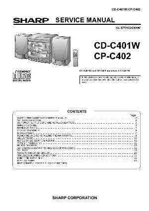 Сервисная инструкция Sharp CD-C401W, CP-C402 ― Manual-Shop.ru