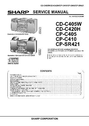 Service manual Sharp CD-C405W CD-C420H CP-C405 CP-C410 CP-SR421 ― Manual-Shop.ru