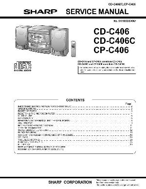Service manual Sharp CD-C406 ― Manual-Shop.ru