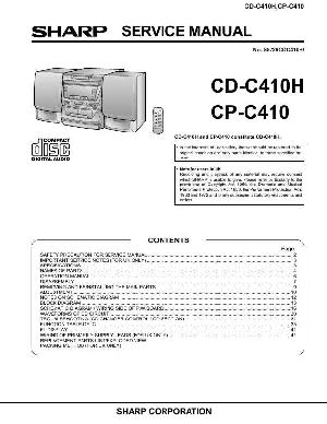 Сервисная инструкция Sharp CD-C410H ― Manual-Shop.ru