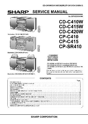 Сервисная инструкция Sharp CD-C410W, CD-C415W, CD-C420W ― Manual-Shop.ru