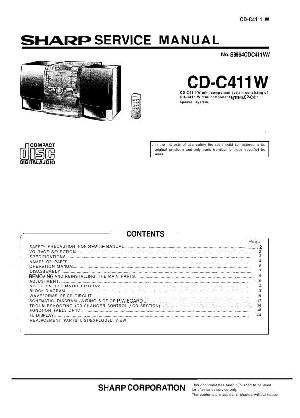 Сервисная инструкция Sharp CD-C411W ― Manual-Shop.ru