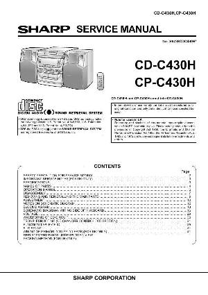 Сервисная инструкция Sharp CD-C430H ― Manual-Shop.ru