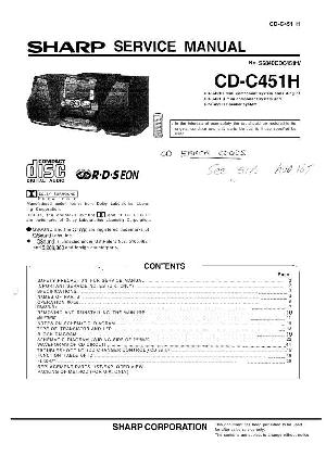 Сервисная инструкция Sharp CD-C451H ― Manual-Shop.ru