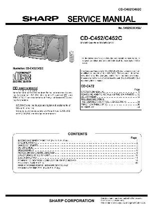 Service manual Sharp CD-C452 ― Manual-Shop.ru