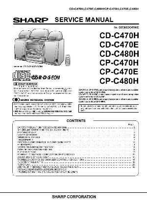 Сервисная инструкция Sharp CD-C470E,H CD-C480E,H ― Manual-Shop.ru