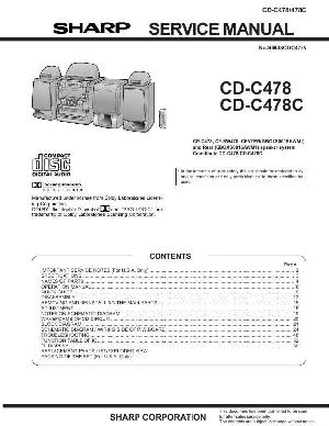 Service manual Sharp CD-C478 ― Manual-Shop.ru