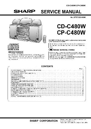 Сервисная инструкция Sharp CD-C480W CP-C480W ― Manual-Shop.ru