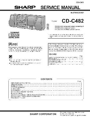 Сервисная инструкция Sharp CD-C482 ― Manual-Shop.ru