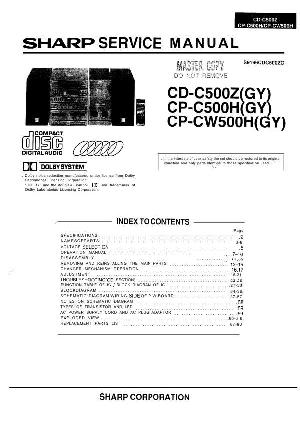 Service manual Sharp CD-C500Z ― Manual-Shop.ru