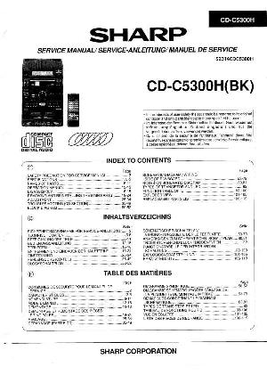Сервисная инструкция Sharp CD-C5300H ― Manual-Shop.ru