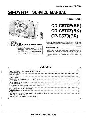 Сервисная инструкция Sharp CD-C570, CP-C570 ― Manual-Shop.ru