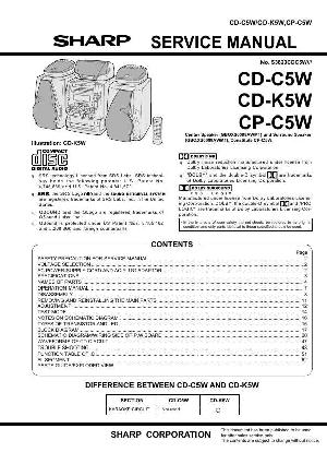 Сервисная инструкция Sharp CD-C5W, CD-K5W, CP-C5W ― Manual-Shop.ru