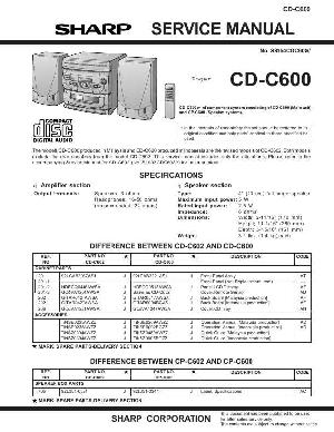 Service manual Sharp CD-C600 ― Manual-Shop.ru