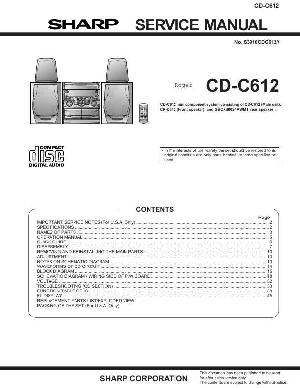 Сервисная инструкция Sharp CD-C612 ― Manual-Shop.ru