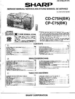 Service manual Sharp CD-C75 ― Manual-Shop.ru