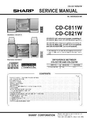 Service manual Sharp CD-C811W, CD-C821W ― Manual-Shop.ru