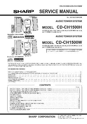 Service manual SHARP CD-CH1500H, CD-CH1500W ― Manual-Shop.ru