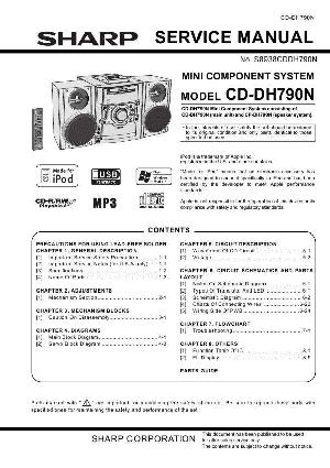 Сервисная инструкция SHARP CD-DH790N ― Manual-Shop.ru