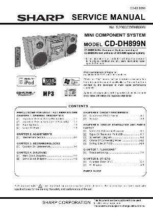 Сервисная инструкция SHARP CD-DH899N ― Manual-Shop.ru