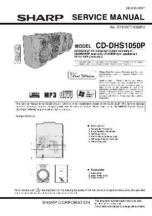 Сервисная инструкция SHARP CD-DHS1050P ― Manual-Shop.ru