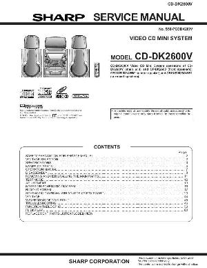 Сервисная инструкция Sharp CD-DK2600V ― Manual-Shop.ru