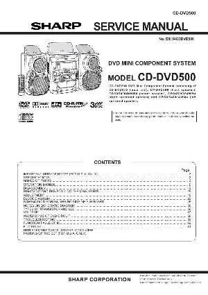 Сервисная инструкция SHARP CD-DVD500 ― Manual-Shop.ru