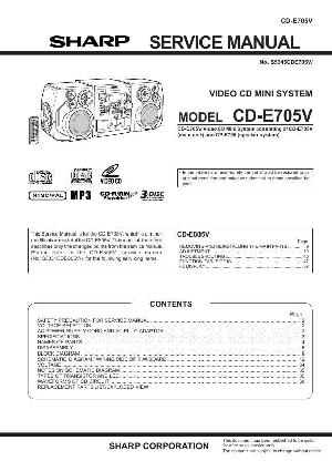 Сервисная инструкция Sharp CD-E705V ― Manual-Shop.ru
